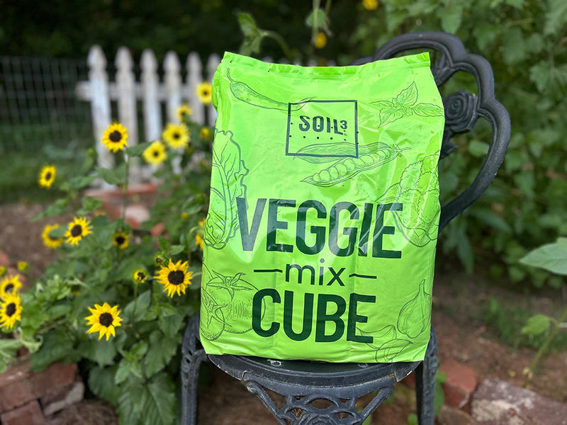 Soil³ Veggie Mix | Mini Cube | 1 Cubic Foot