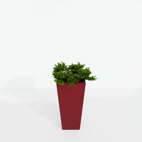 Tapered Steel Planter Box (12" L x 12" W x 24" H)