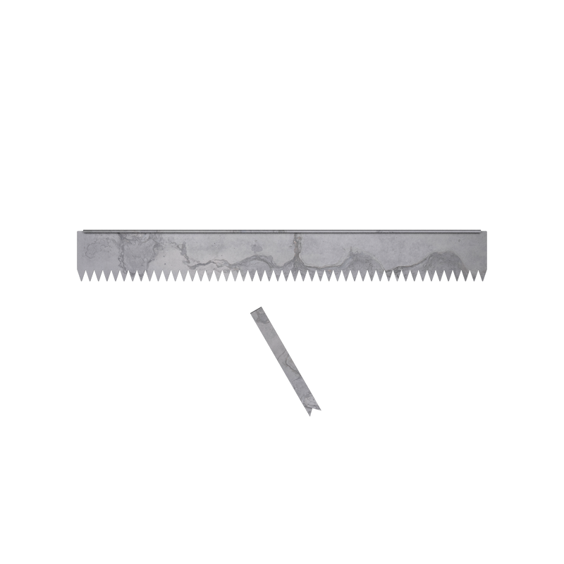 Hammer-In Landscape Edging - Cor-Ten Steel - 4ft Strips - Plus Connector Clips