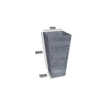 Tapered Steel Planter Box (15" L x 15" W x 30" H)