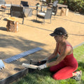 Hammer-In Landscape Edging - Cor-Ten Steel - 4ft Strips - Plus Connector Clips
