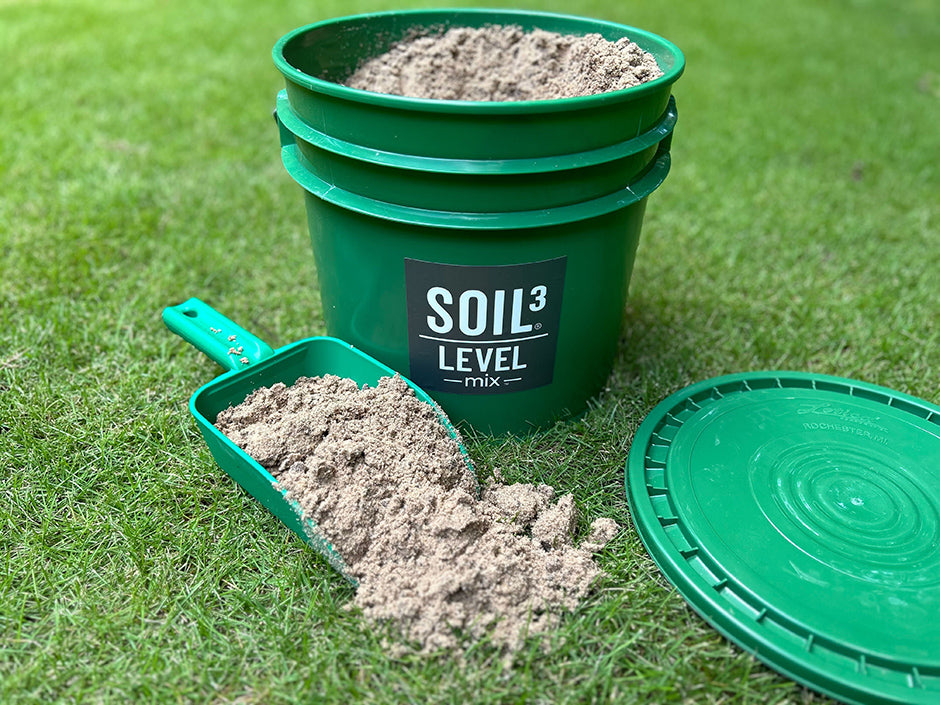 sand compost topsoil blend for lawn leveling
