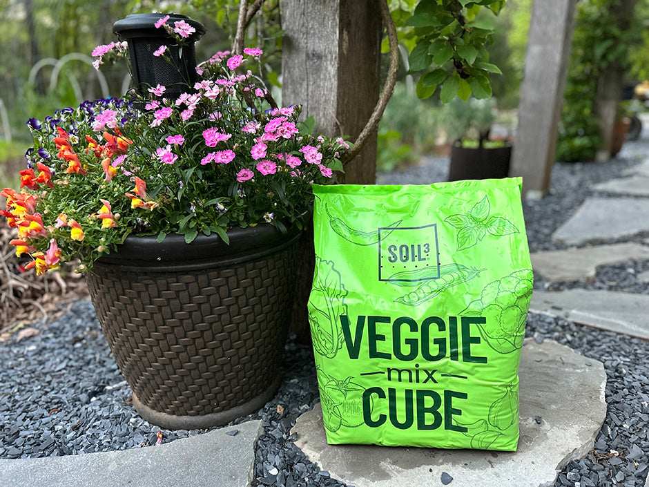 Soil³ Veggie Mix | Mini Cube | 1 Cubic Foot