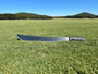 machete for cutting sod pieces rolls and slaps when installing sod
