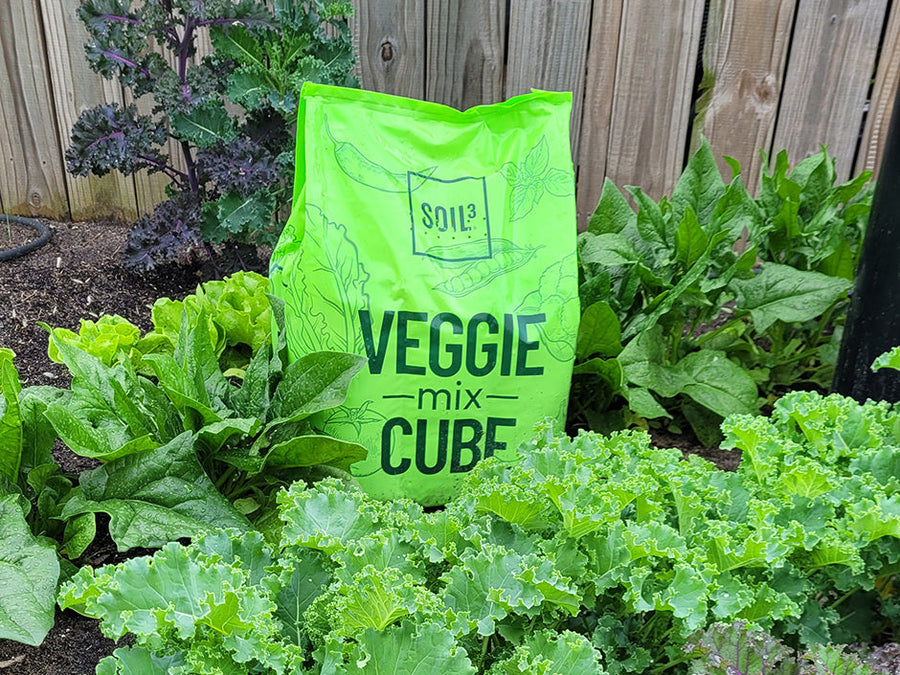 Soil³ Veggie Mix | Mini Cube | 1 Cubic Foot