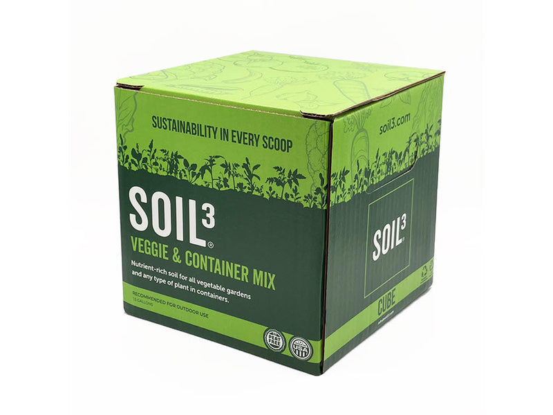Soil³ Veggie Mix | Micro Cube | 1.5 Gallon