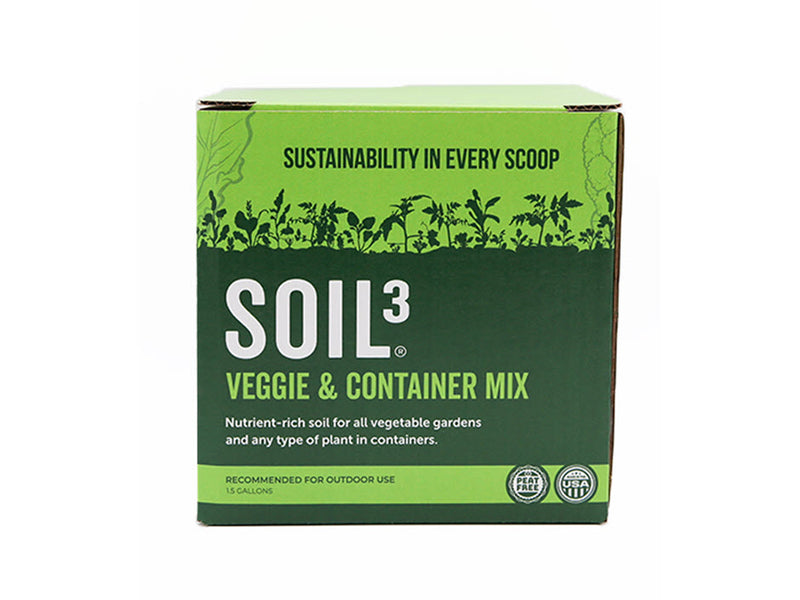Soil³ Veggie Mix | Micro Cube | 1.5 Gallon