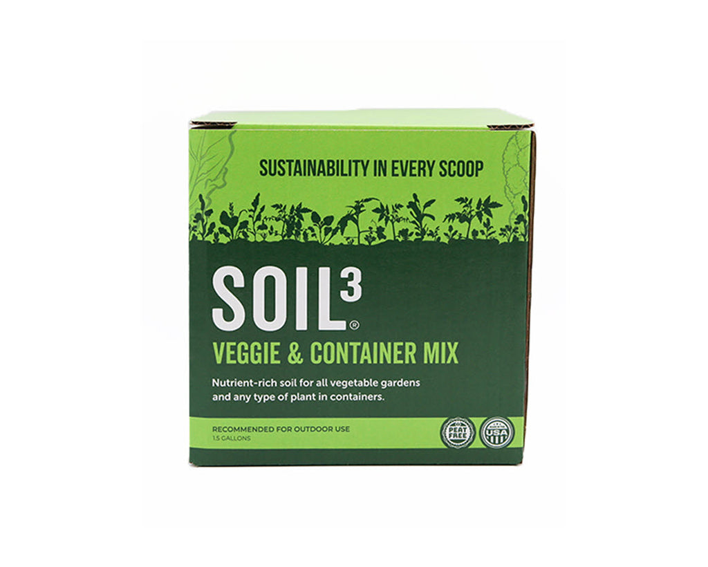 Soil³ Veggie Mix Micro Cube | 1.5 Gal. | Shippable Size