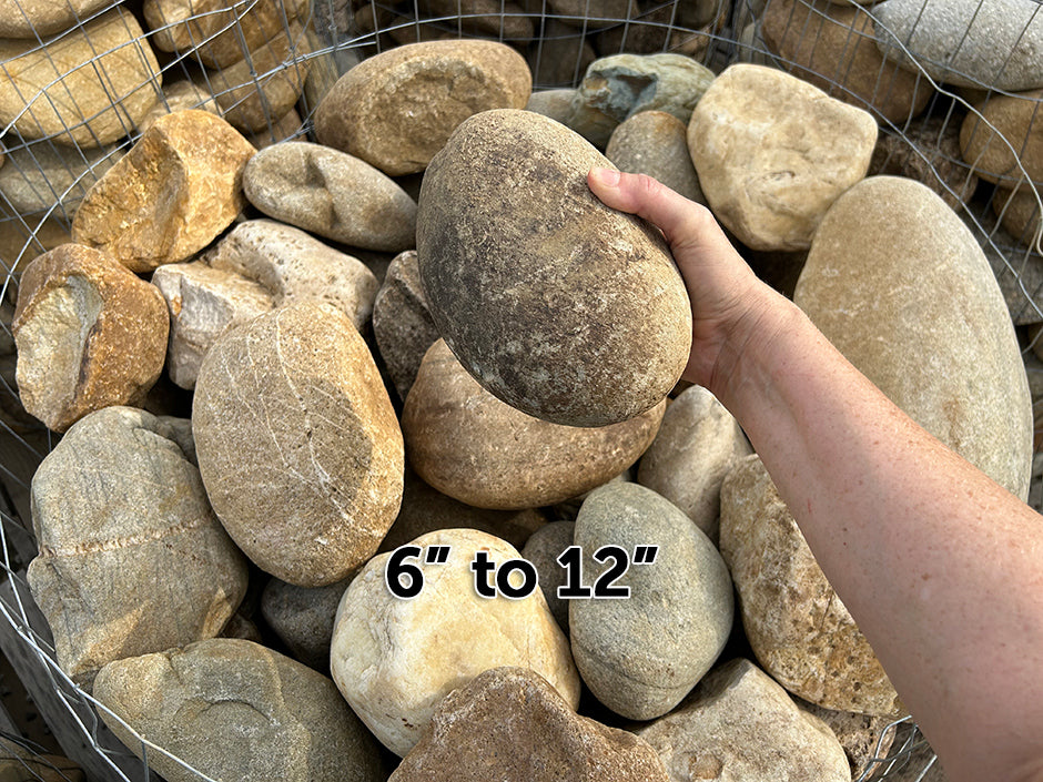 Oversized River Gravel